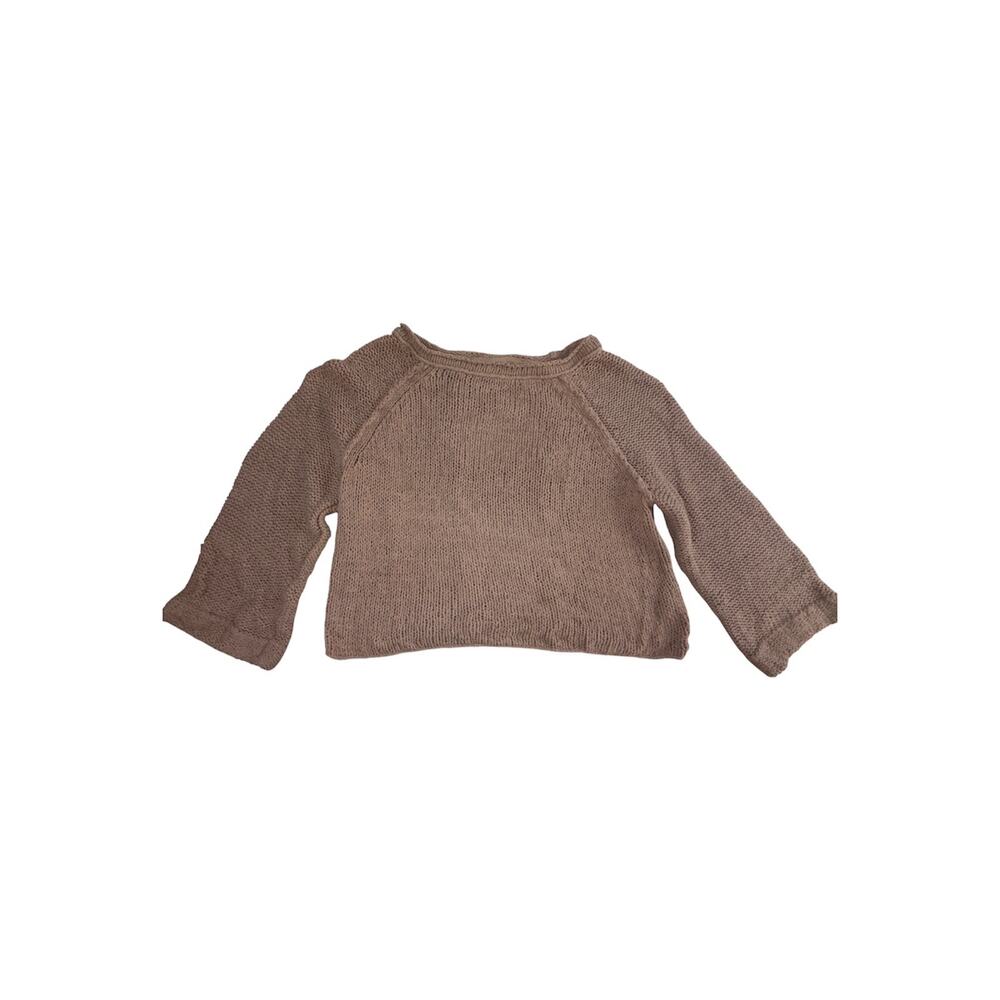 Free People Endless Stories Cropped Sweater L